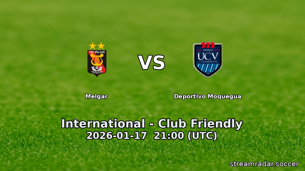 Melgar vs Deportivo Moquegua