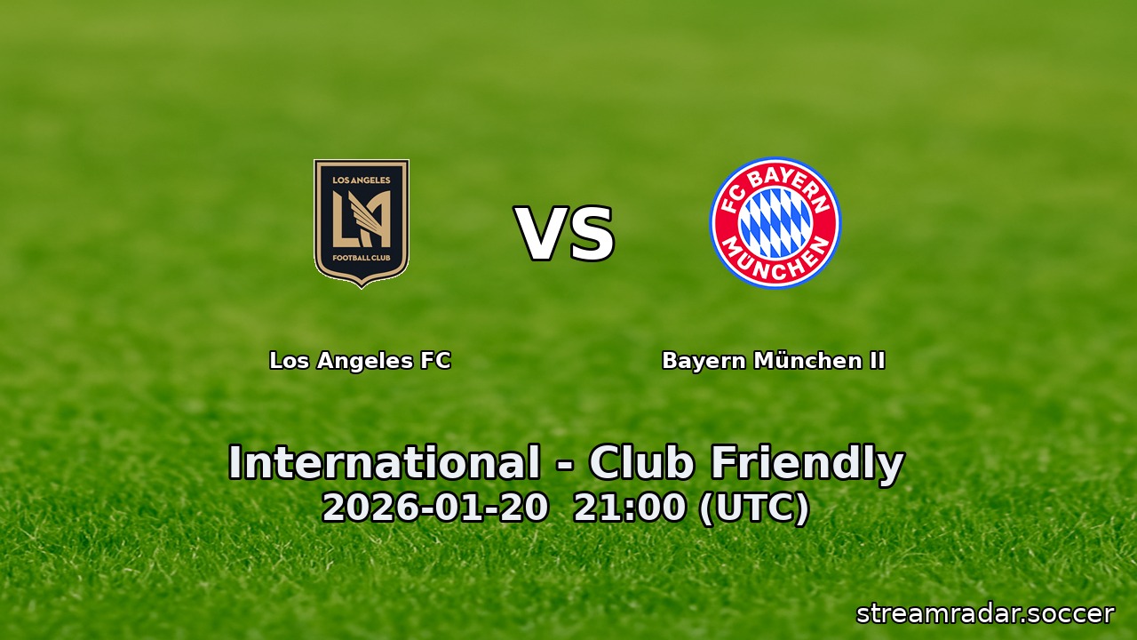 Los Angeles FC vs Bayern München II
