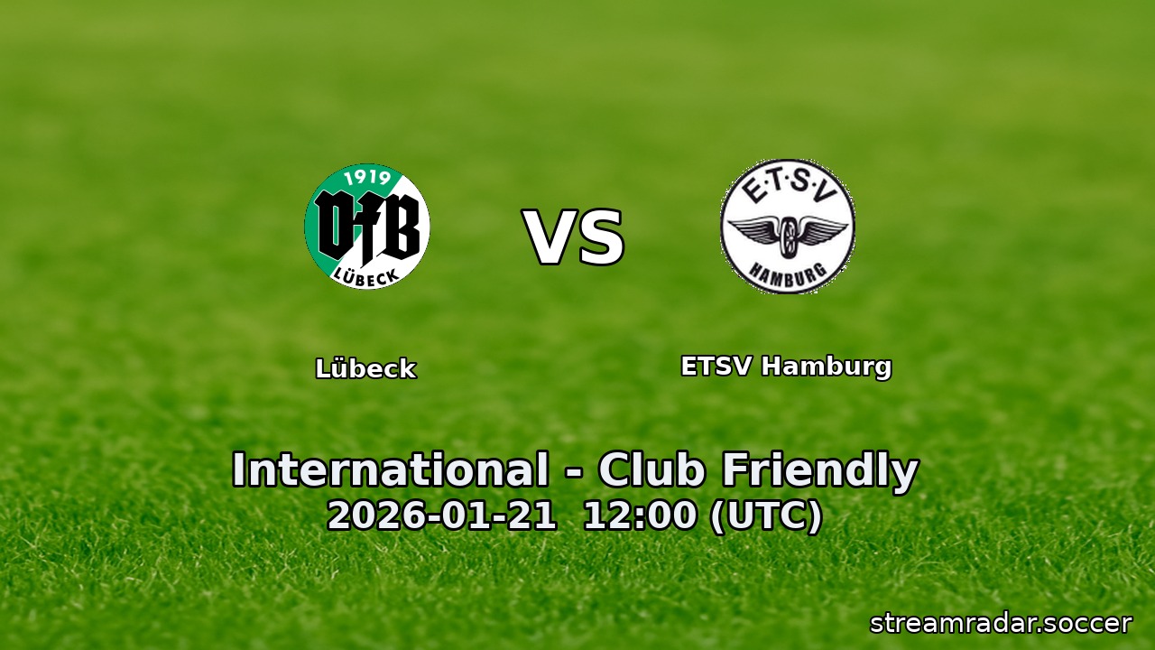 Lübeck vs ETSV Hamburg