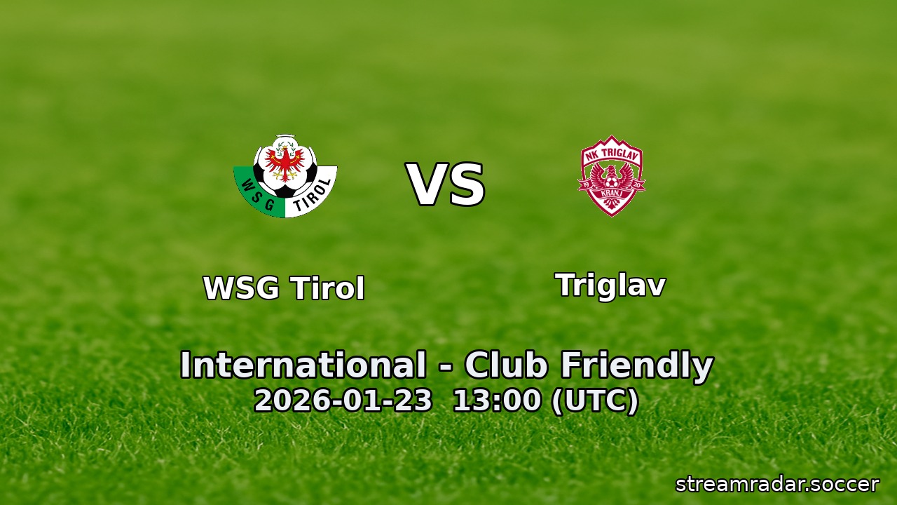 WSG Tirol vs Triglav