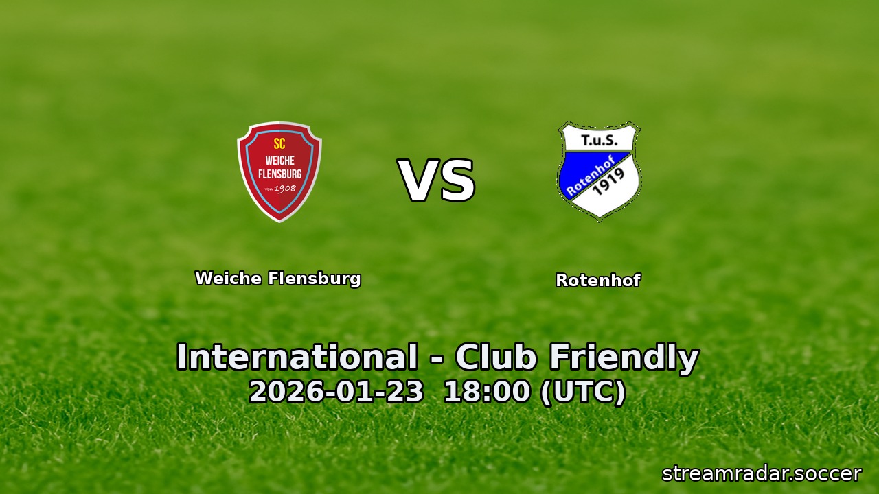 Weiche Flensburg vs Rotenhof