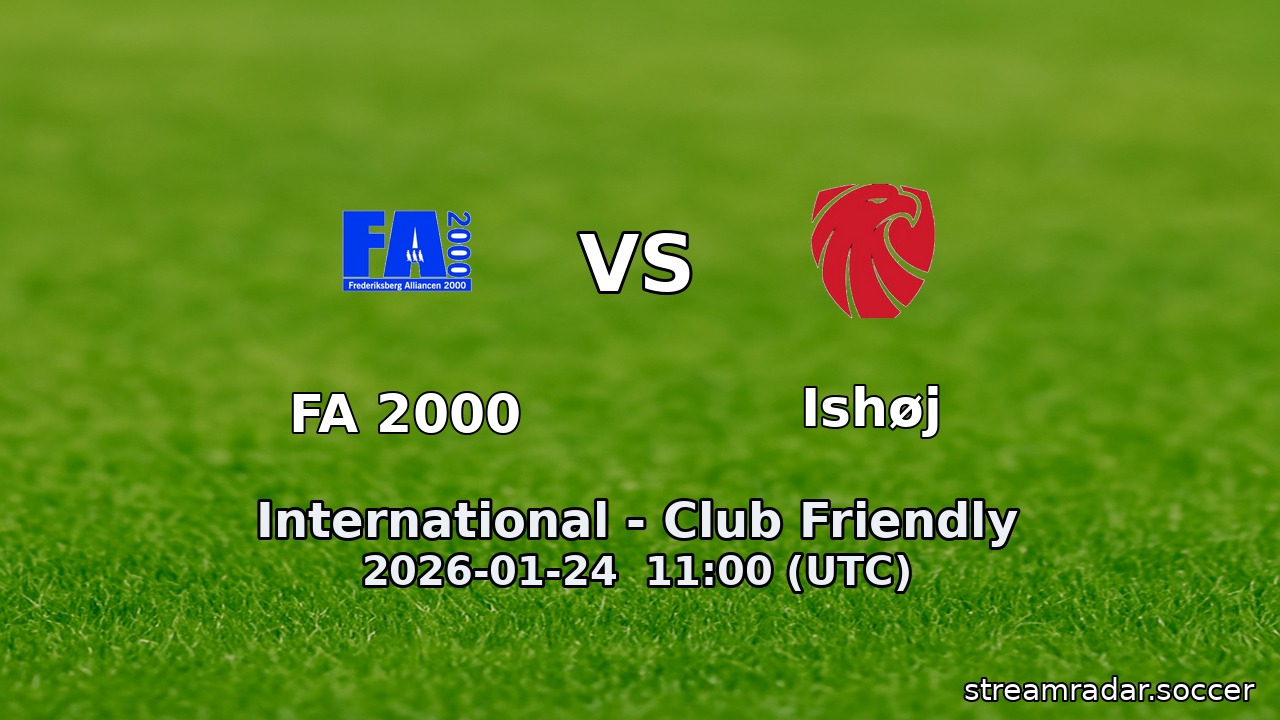 FA 2000 vs Ishøj