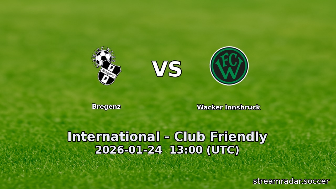 Bregenz vs Wacker Innsbruck