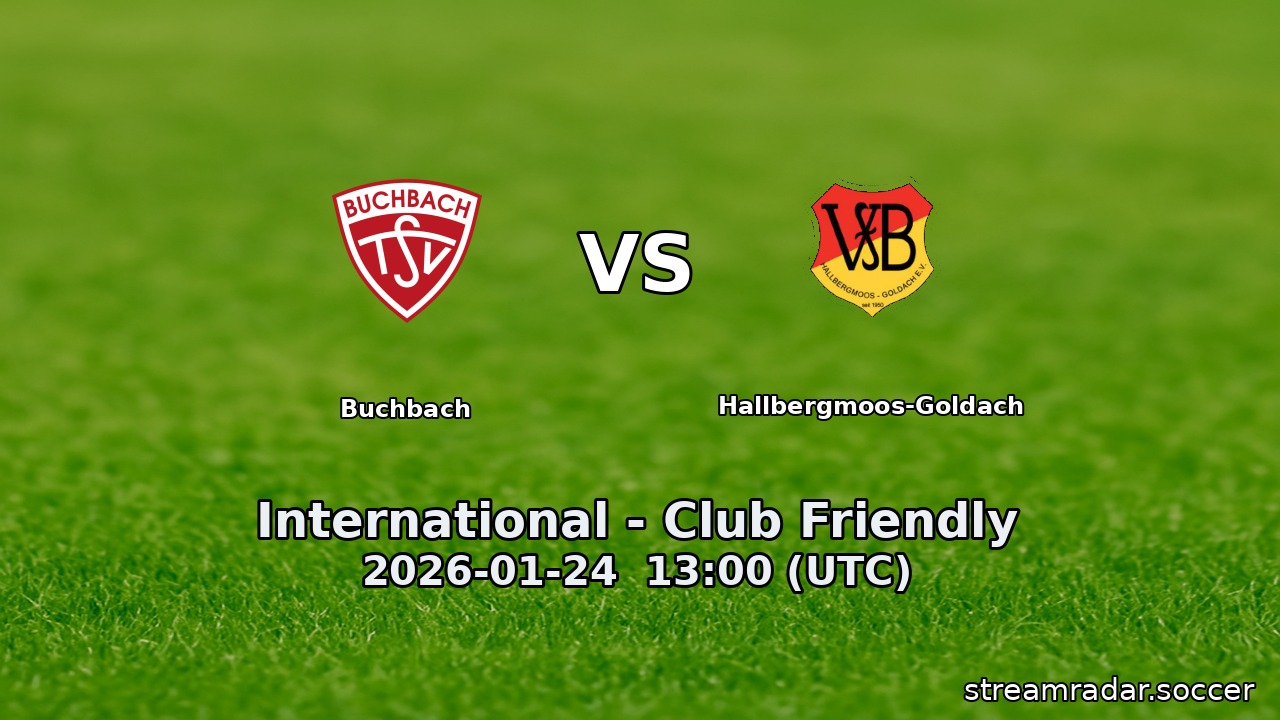 Buchbach vs Hallbergmoos-Goldach