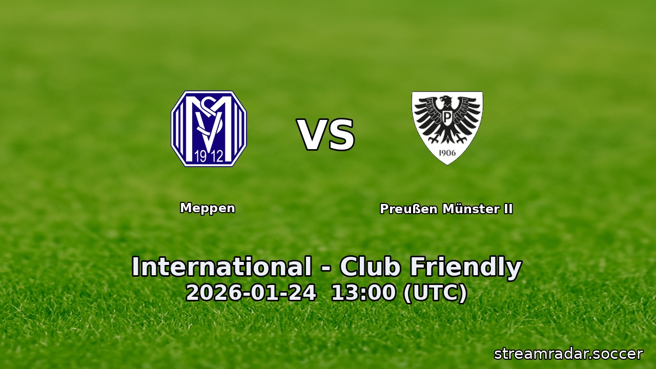 Meppen vs Preußen Münster II