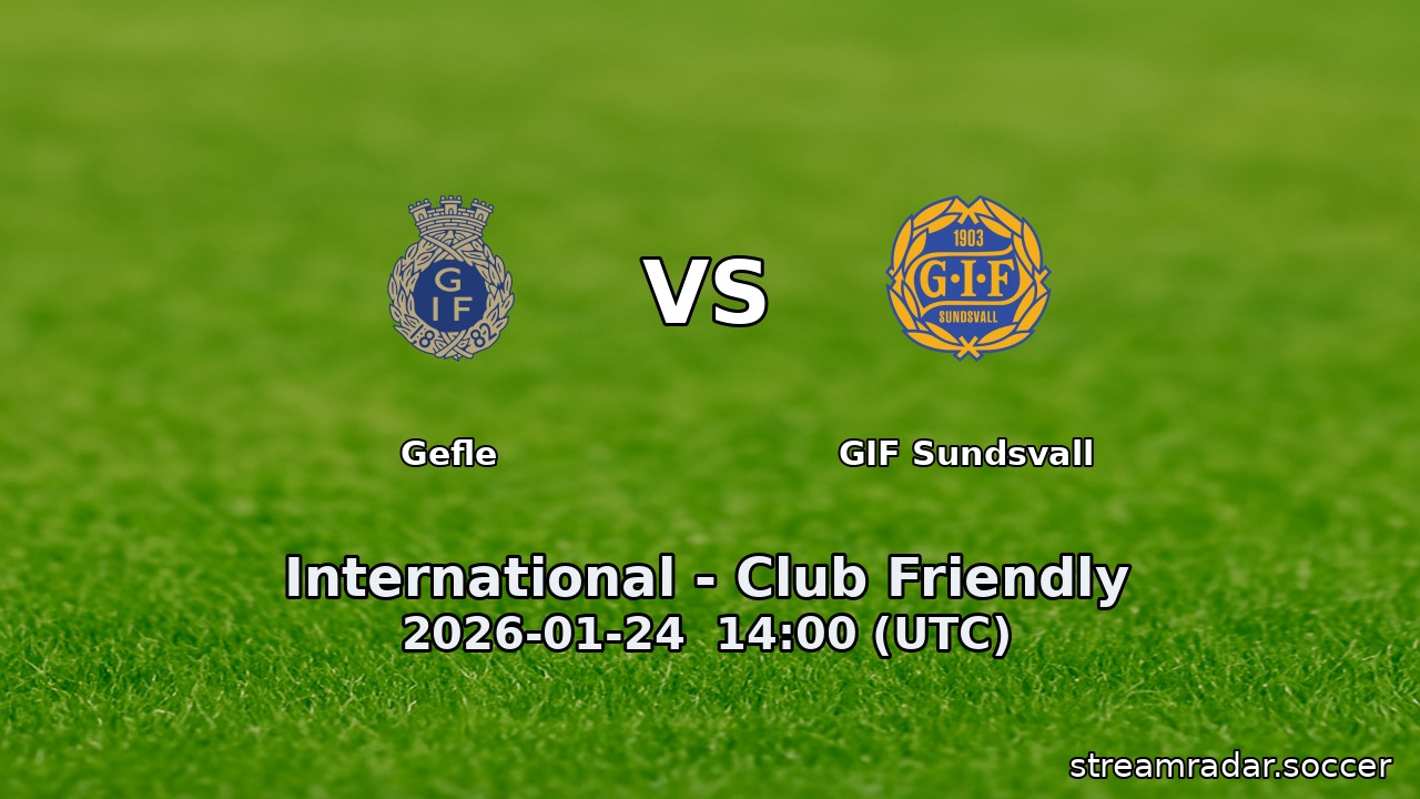 Gefle vs GIF Sundsvall