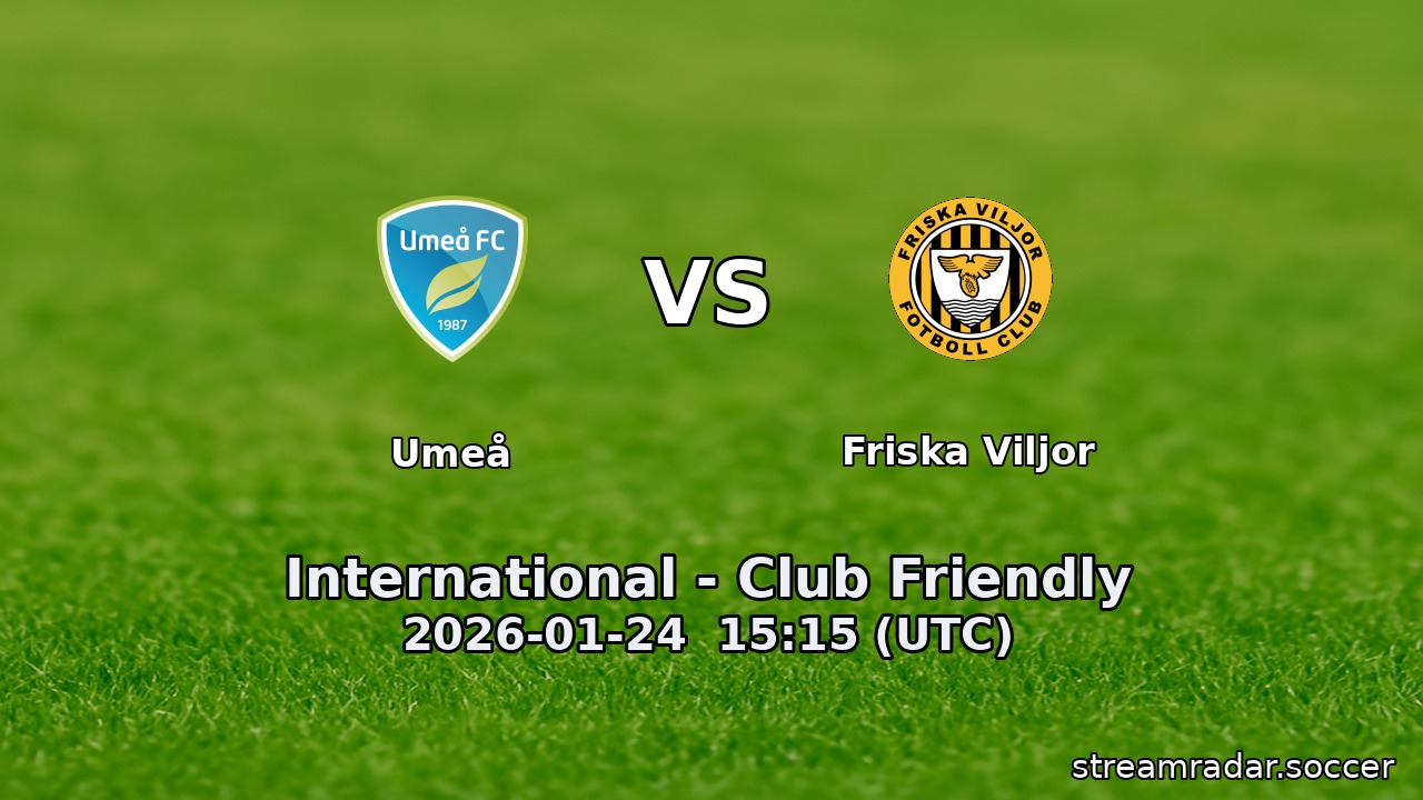 Umeå vs Friska Viljor