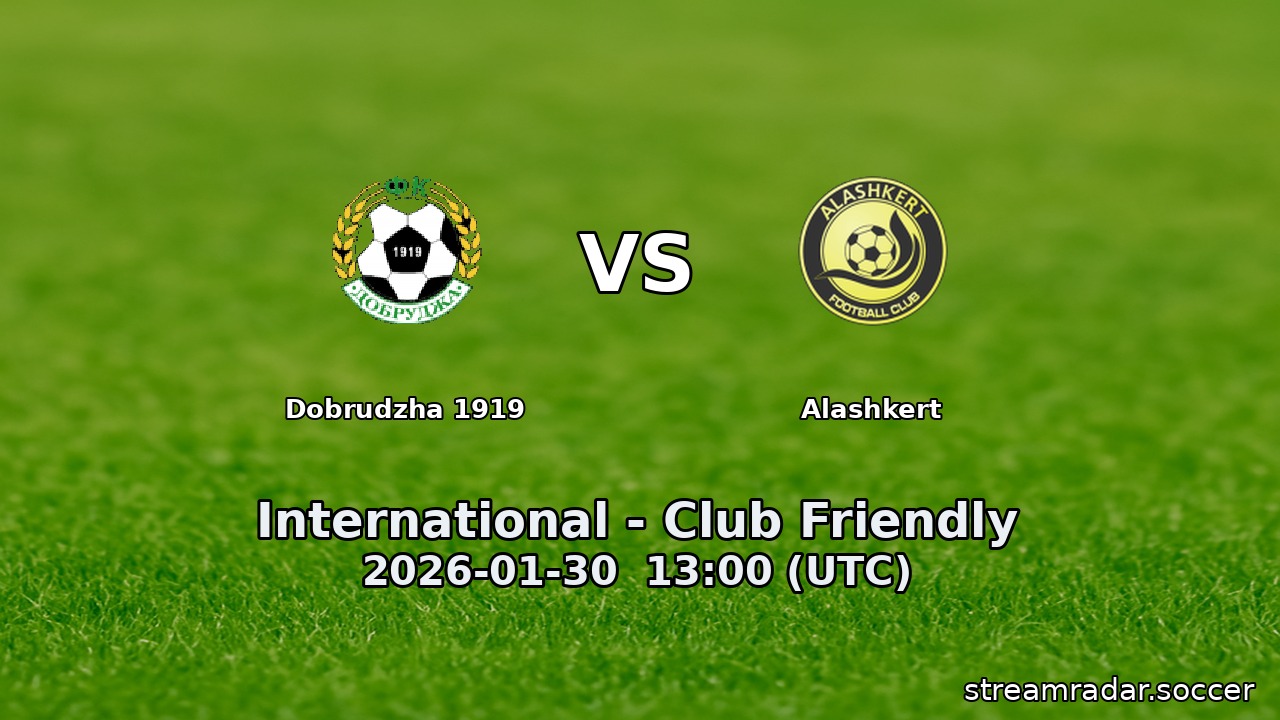 Dobrudzha 1919 vs Alashkert