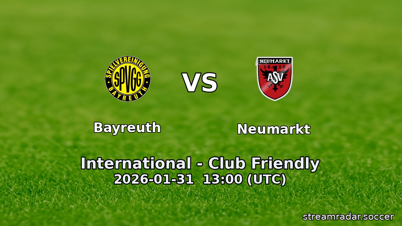 Bayreuth vs Neumarkt