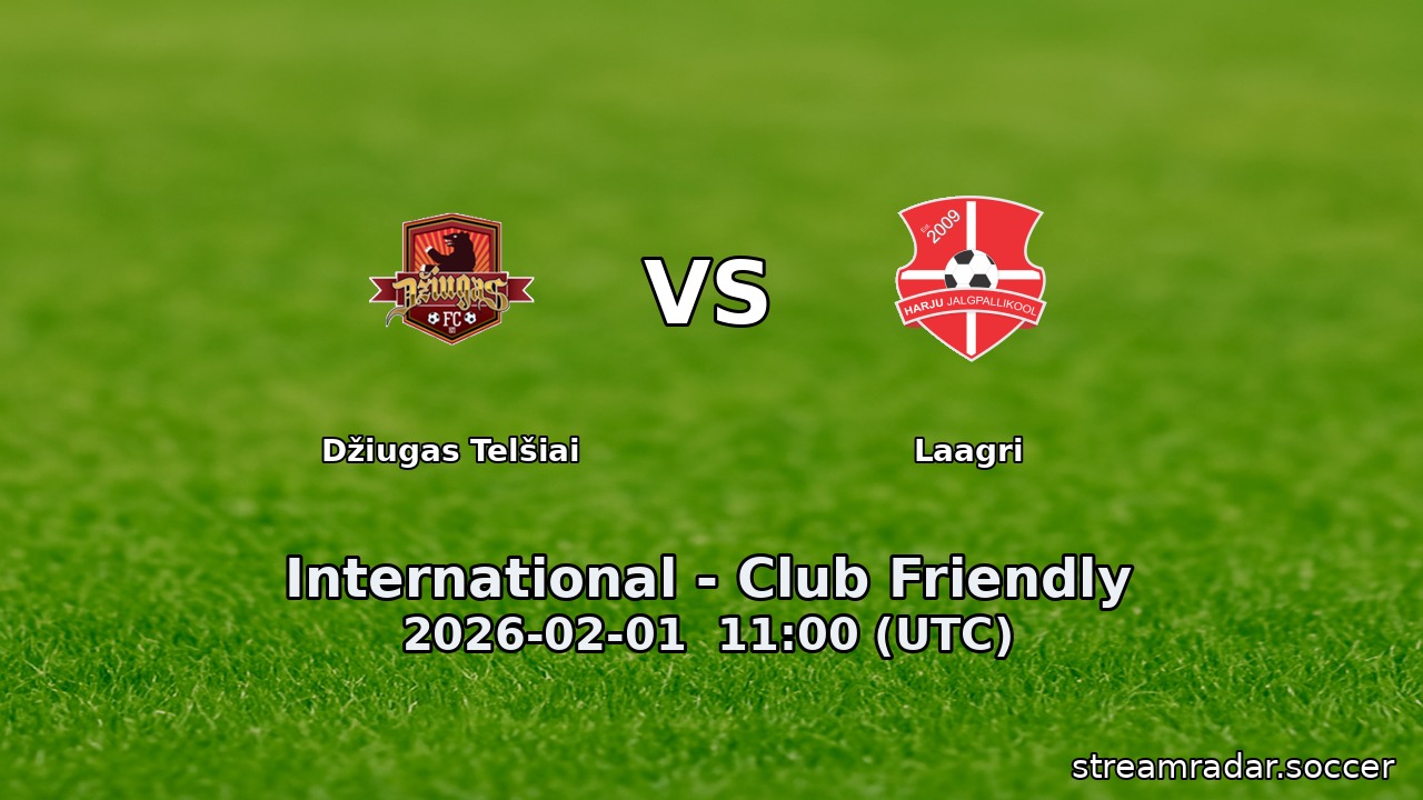 Džiugas Telšiai vs Laagri