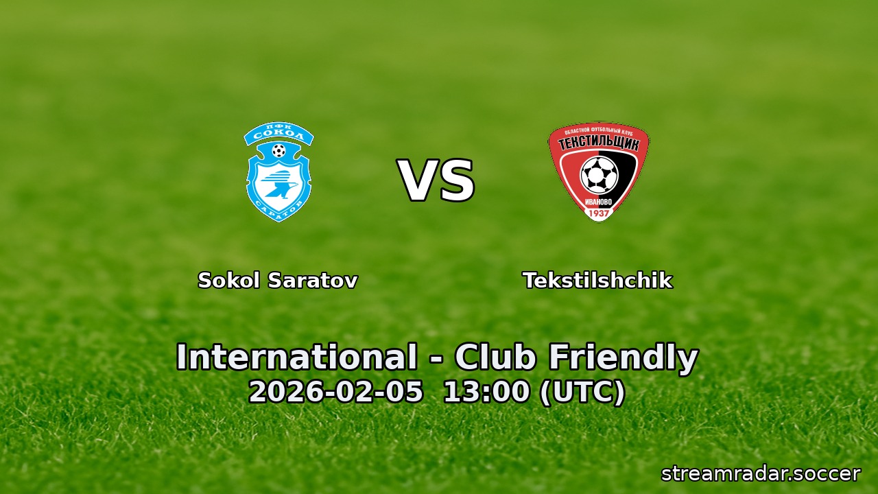 Sokol Saratov vs Tekstilshchik