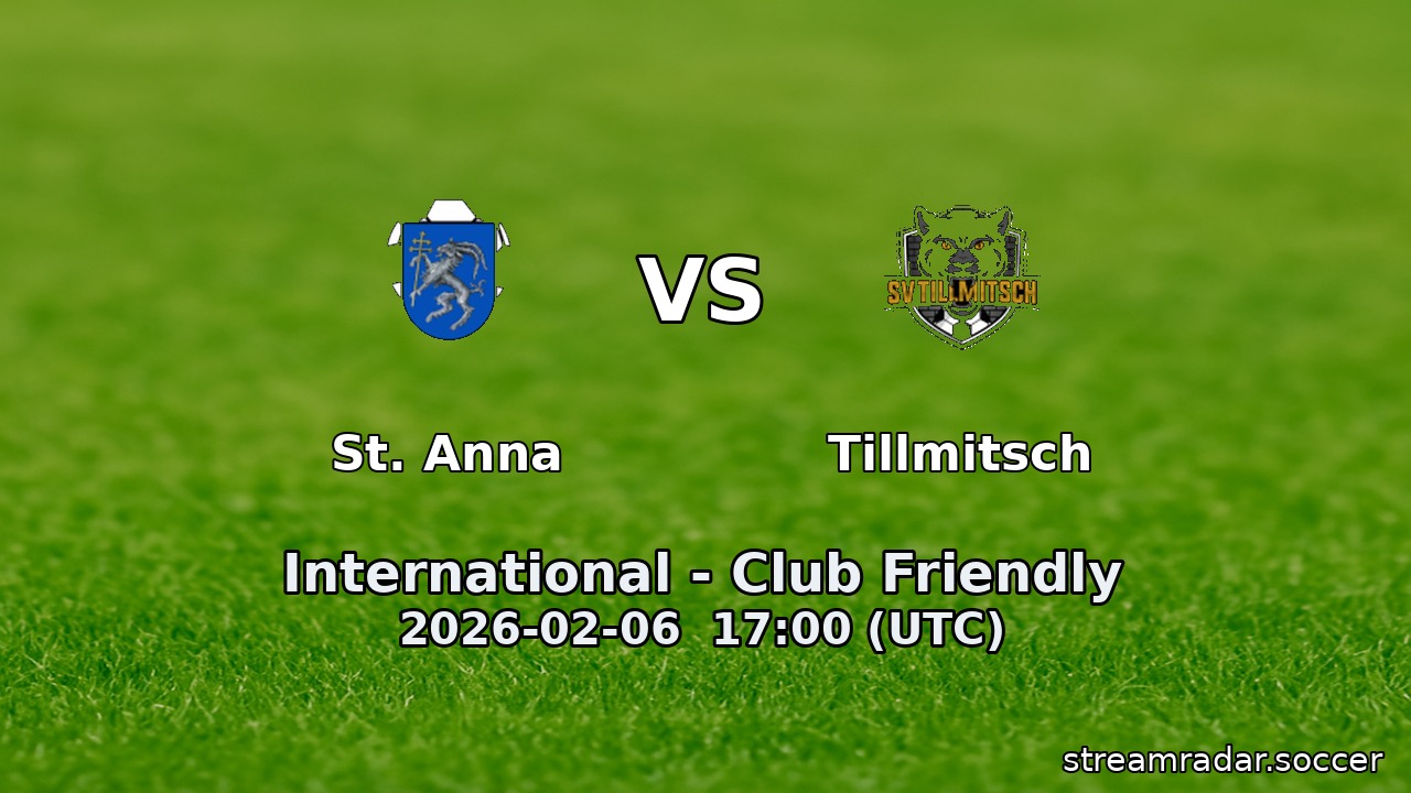 St. Anna vs Tillmitsch