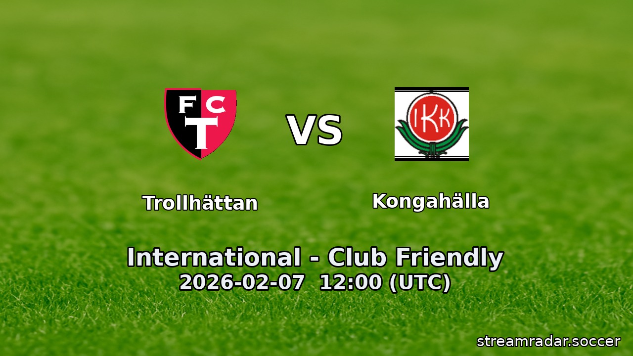 Trollhättan vs Kongahälla