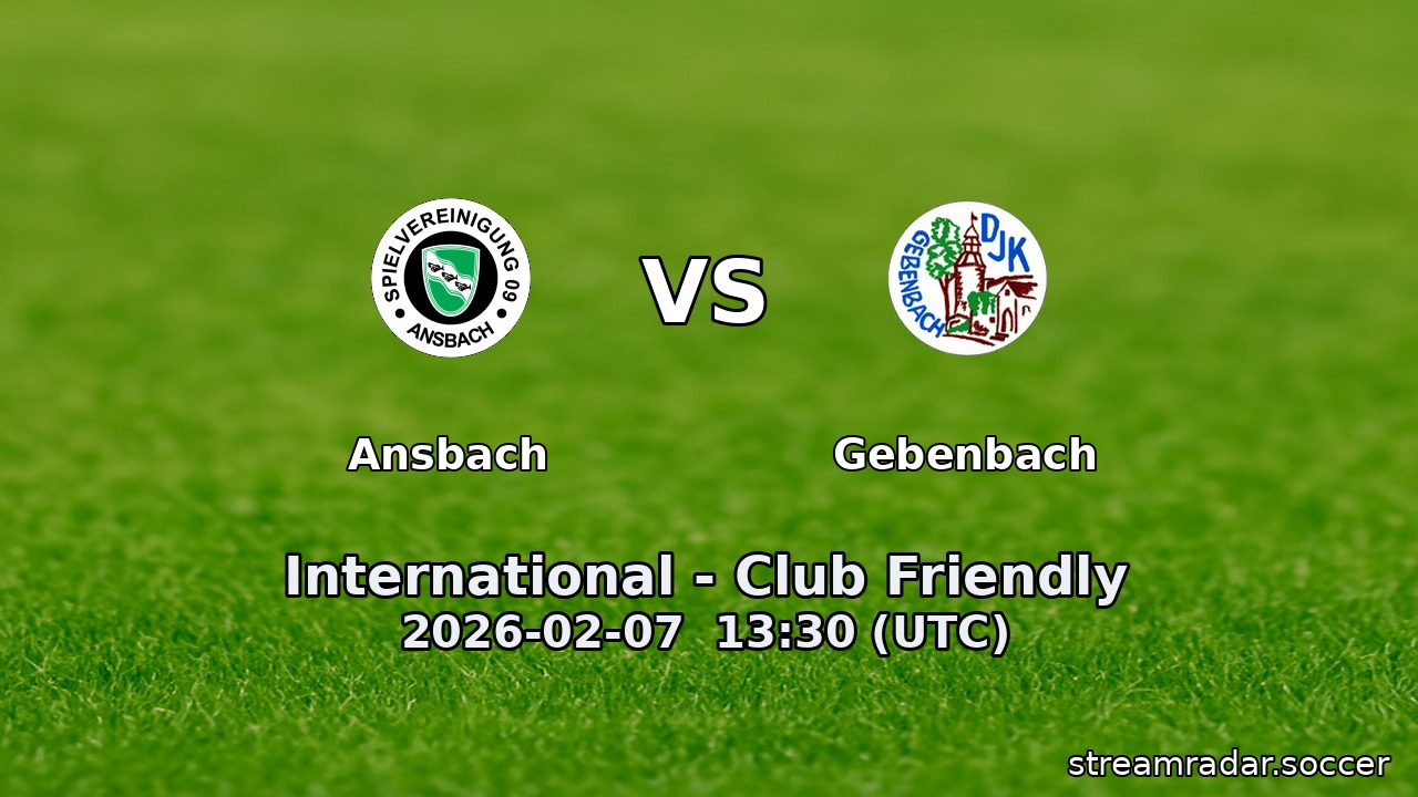 Ansbach vs Gebenbach