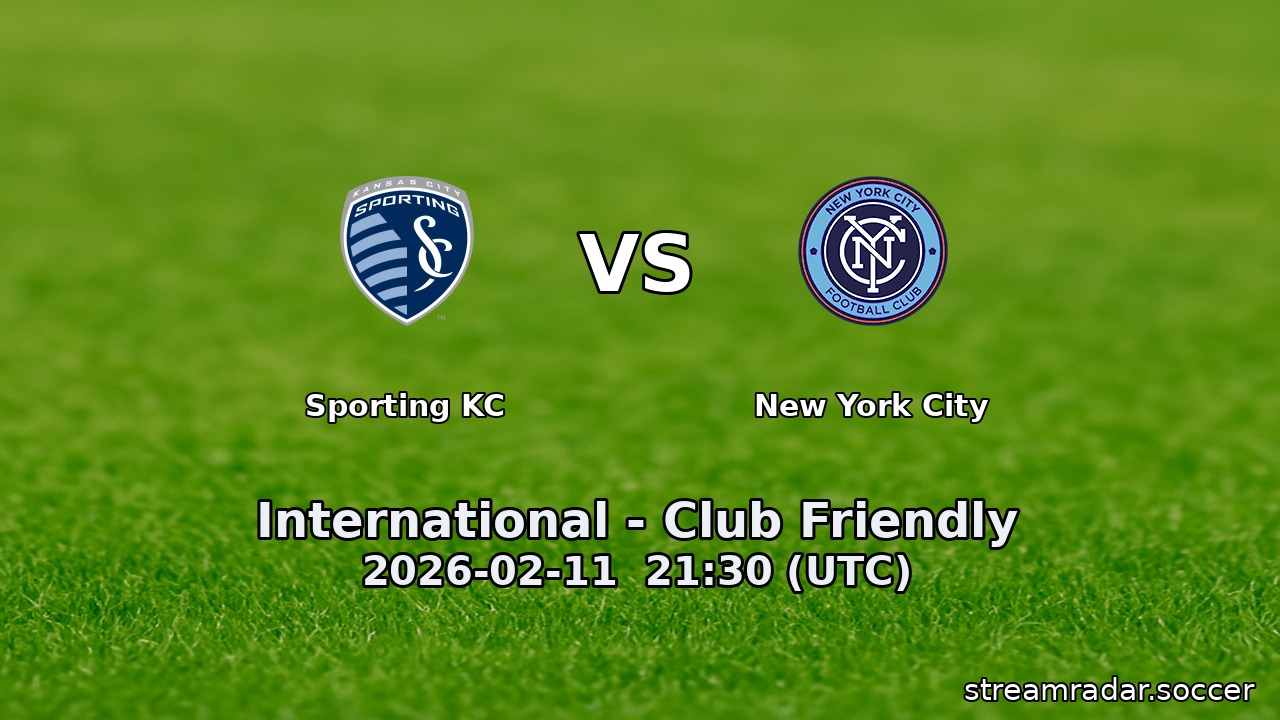 Sporting KC vs New York City