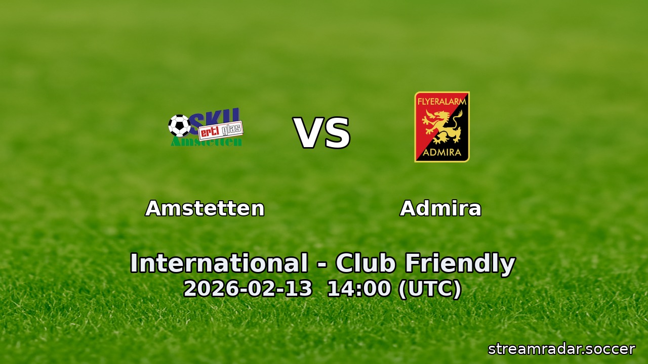 Amstetten vs Admira