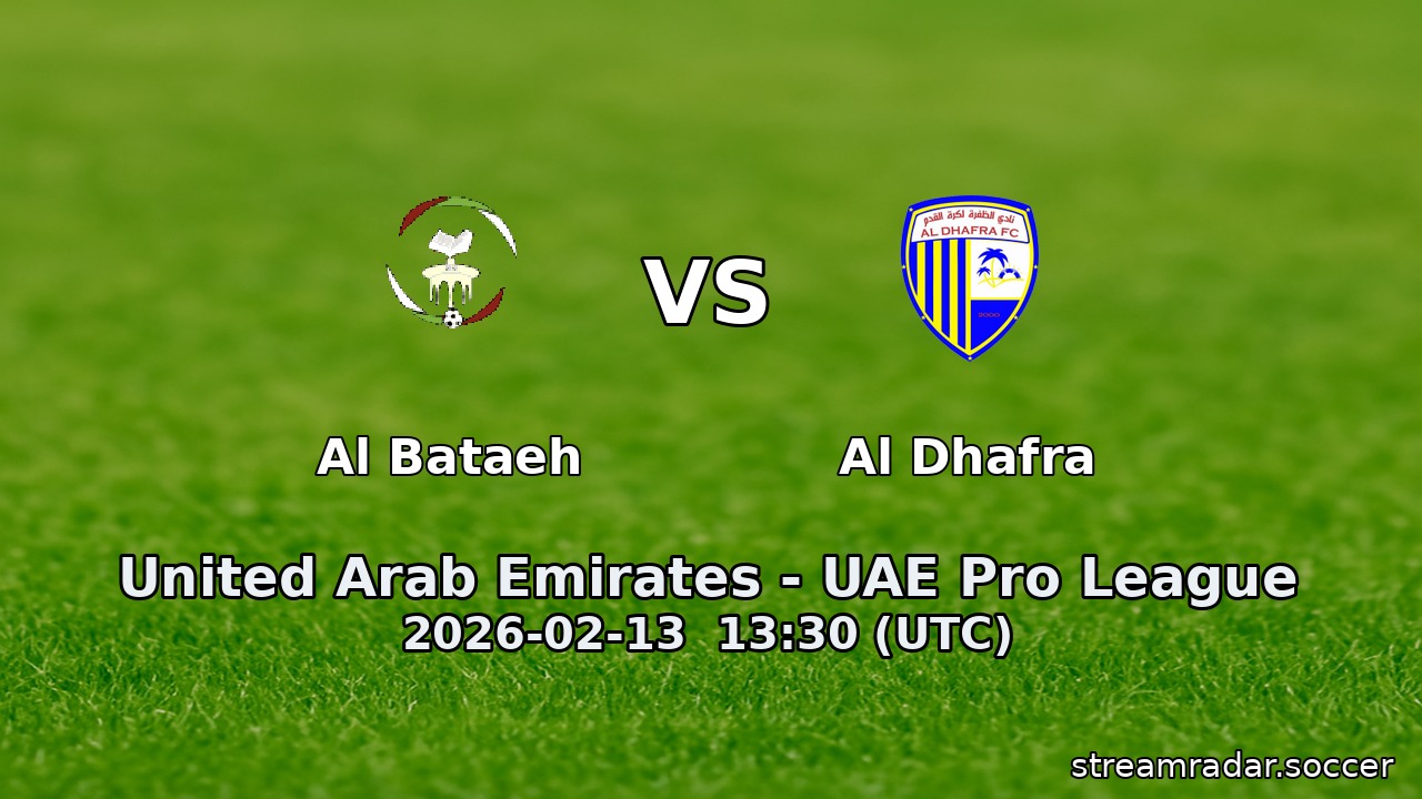 Al Bataeh vs Al Dhafra