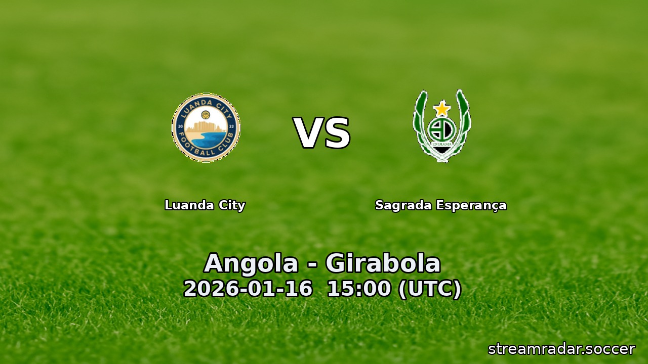 Luanda City vs Sagrada Esperança