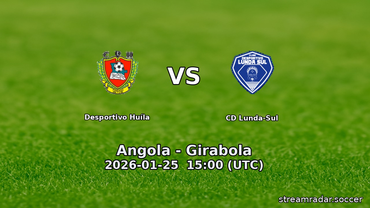 Desportivo Huíla vs CD Lunda-Sul