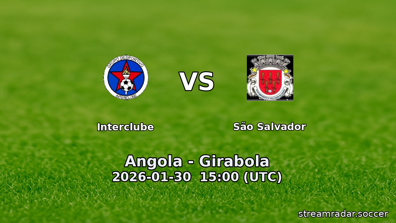 Interclube vs São Salvador