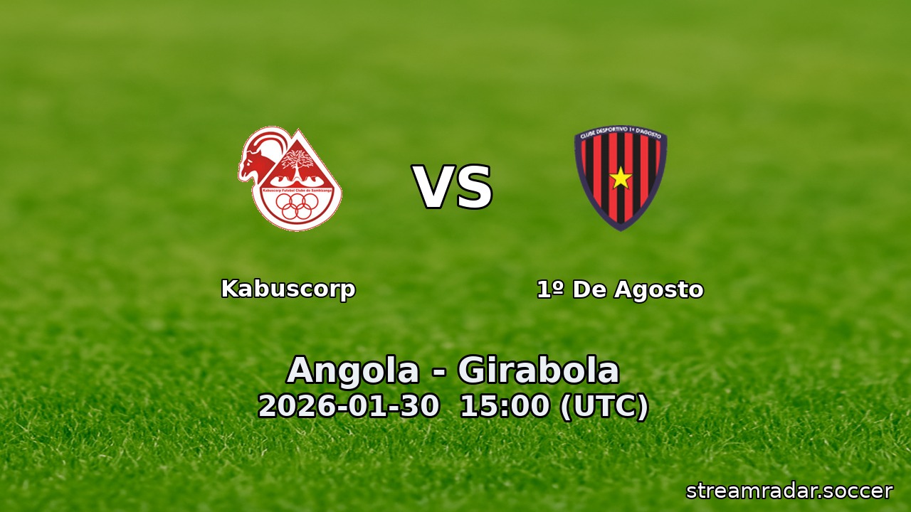 Kabuscorp vs 1º De Agosto