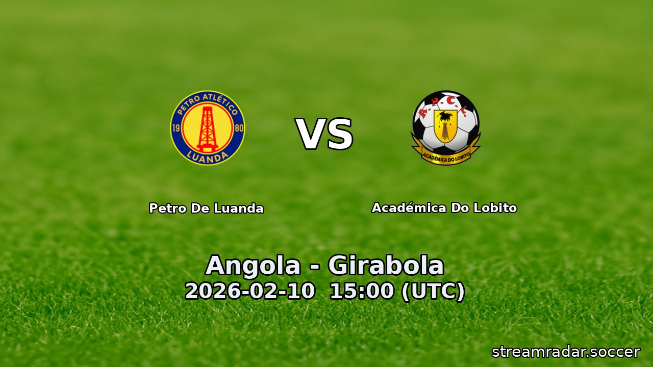 Petro De Luanda vs Académica Do Lobito