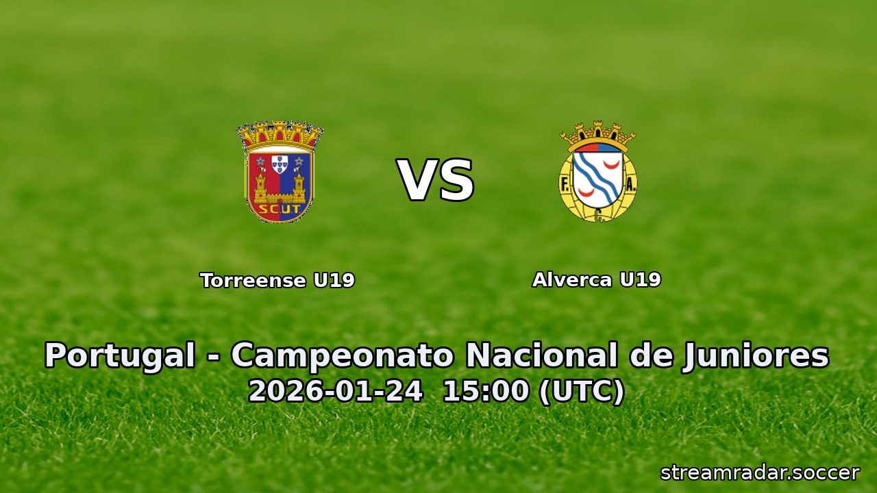 Torreense U19 vs Alverca U19