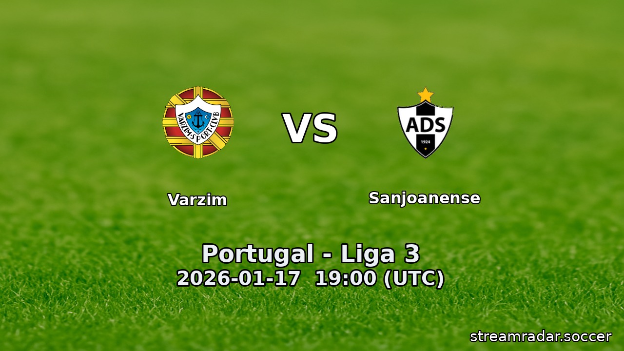 Varzim vs Sanjoanense
