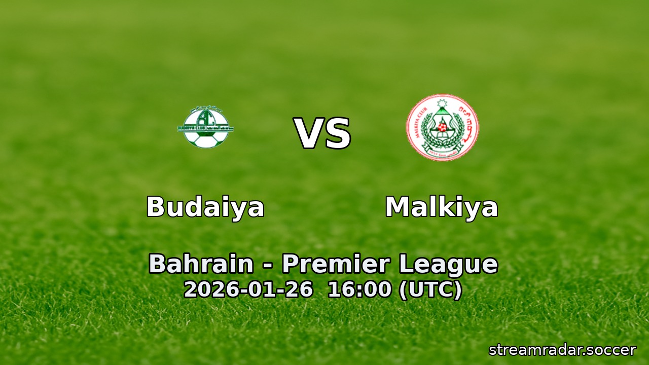Budaiya vs Malkiya