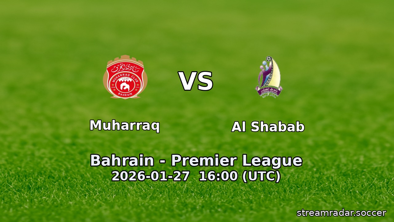 Muharraq vs Al Shabab