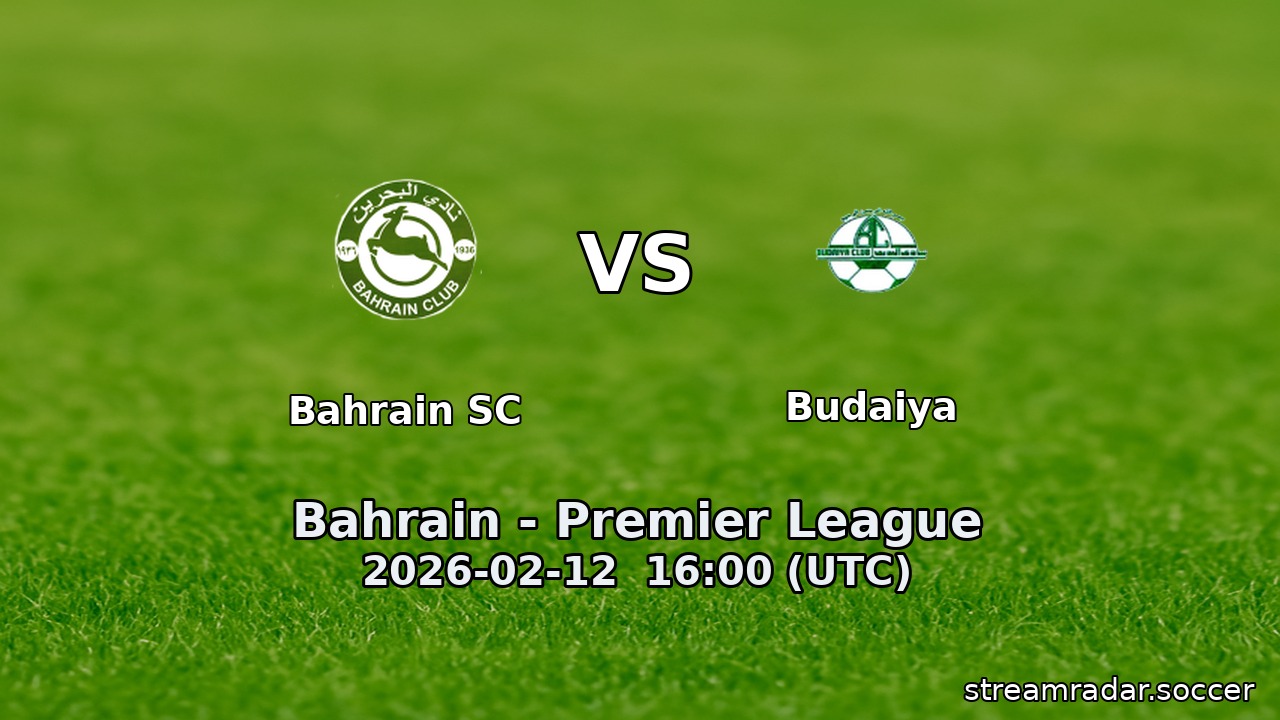 Bahrain SC vs Budaiya