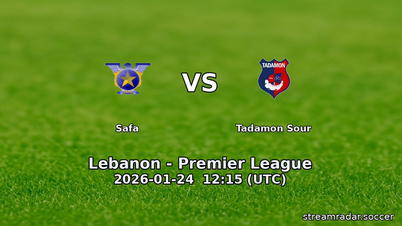 Safa vs Tadamon Sour
