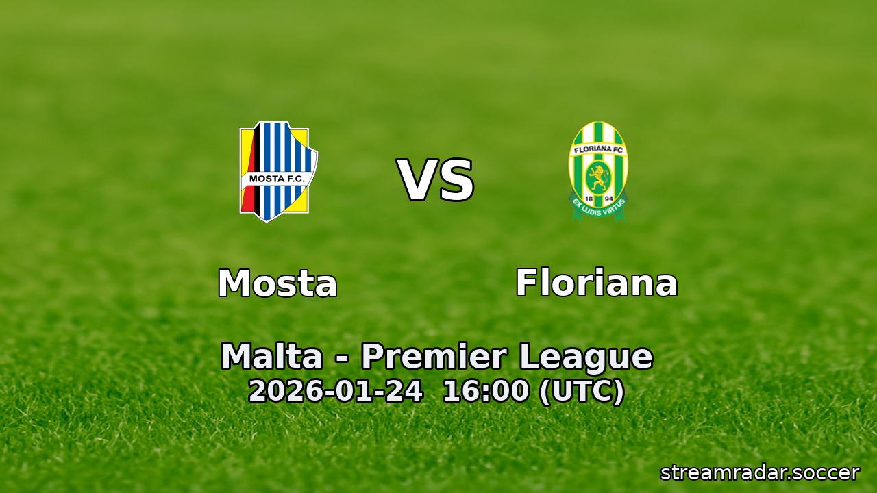 Floriana vs Mosta