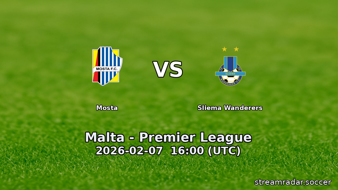 Mosta vs Sliema Wanderers