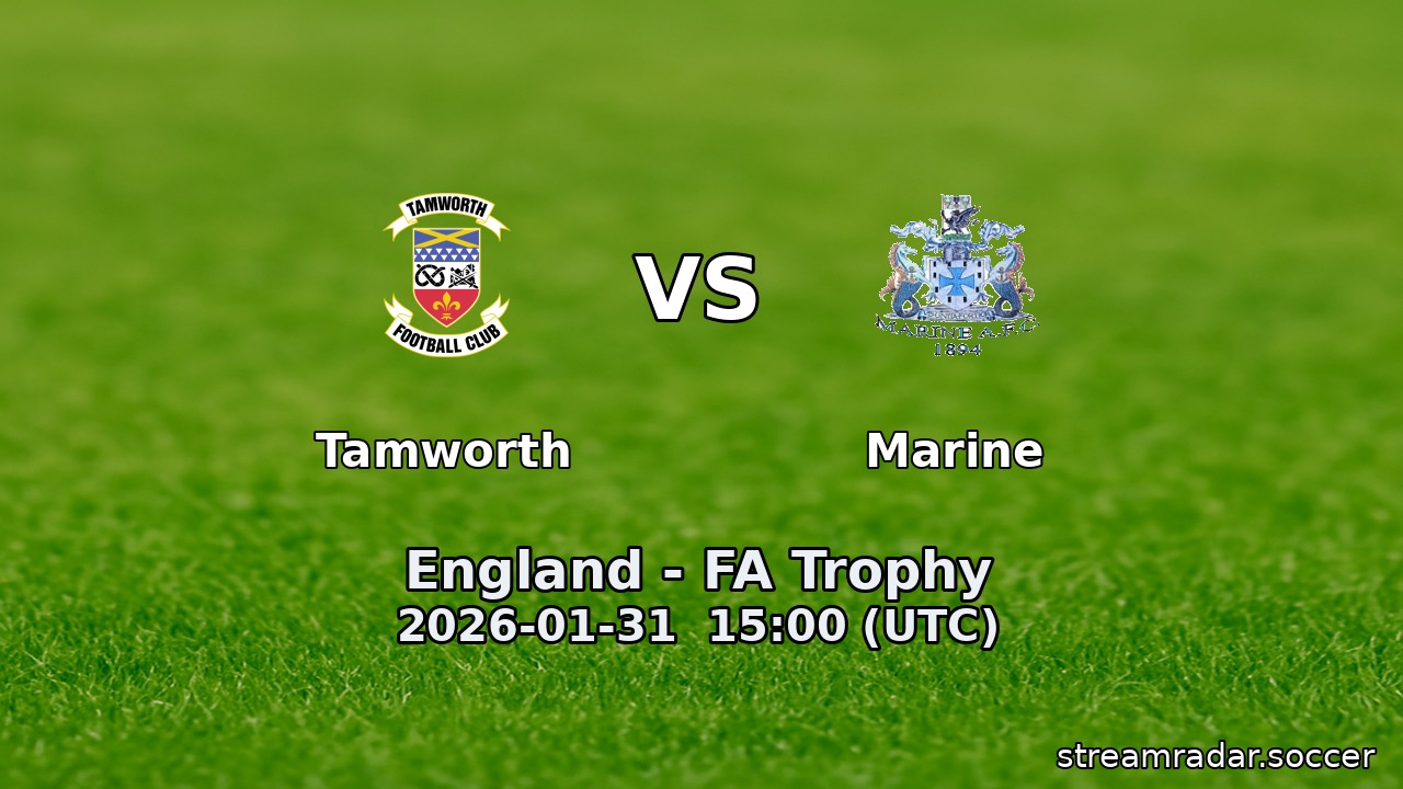 Tamworth vs Marine