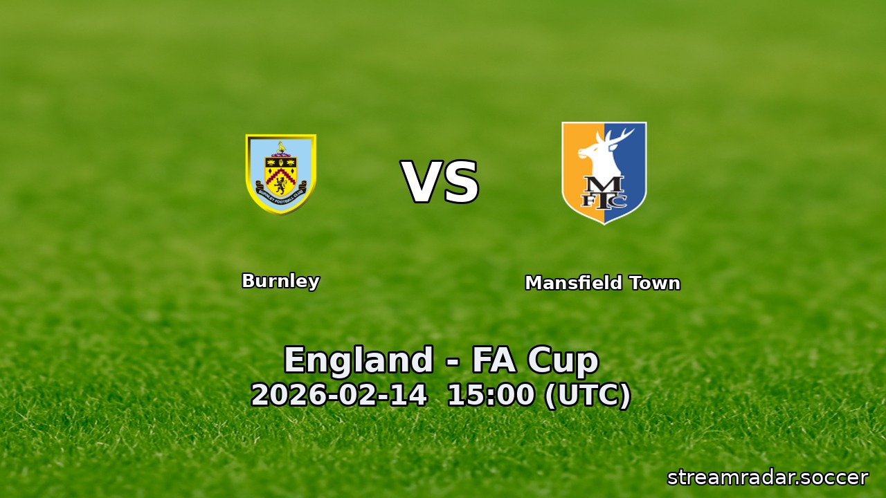Burnley vs Mansfield Town