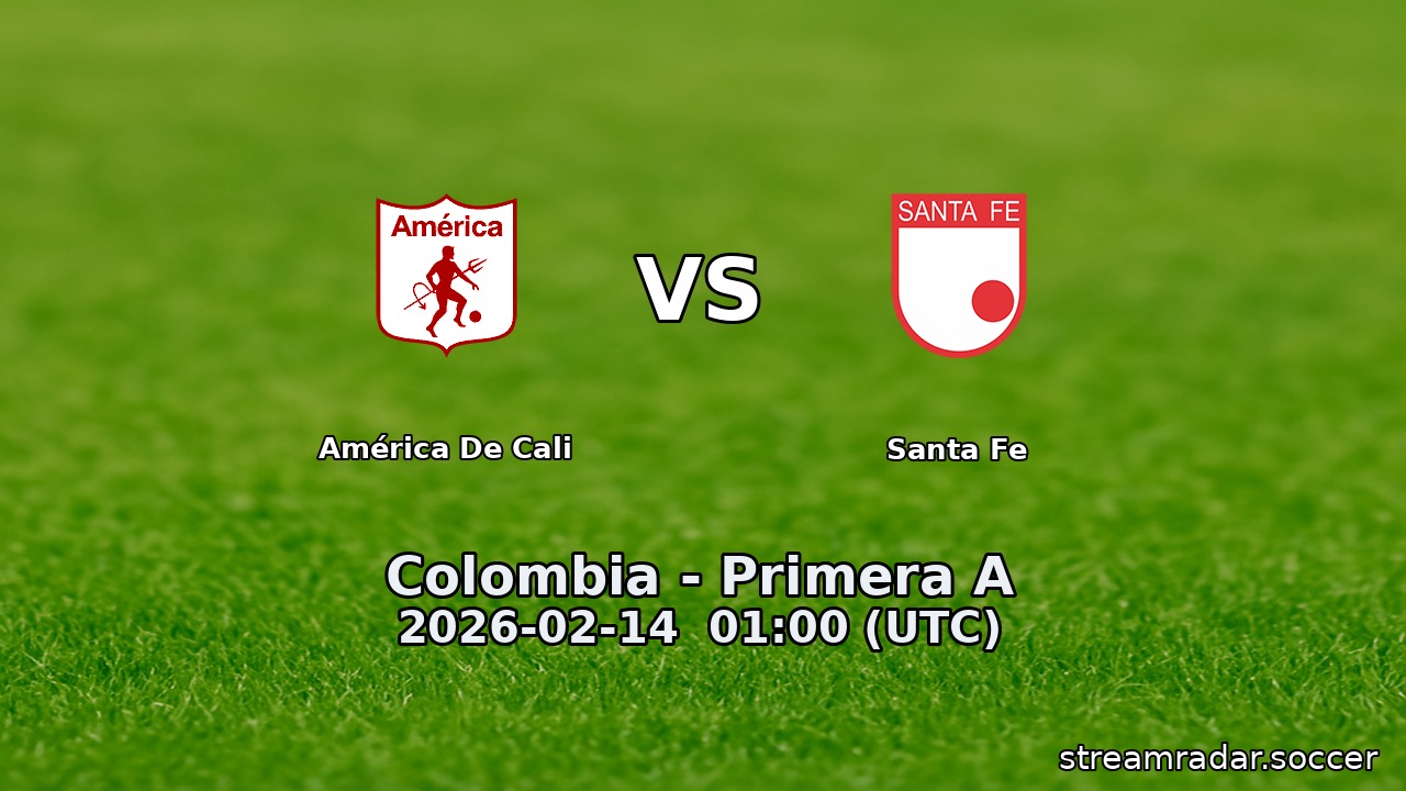 América De Cali vs Santa Fe