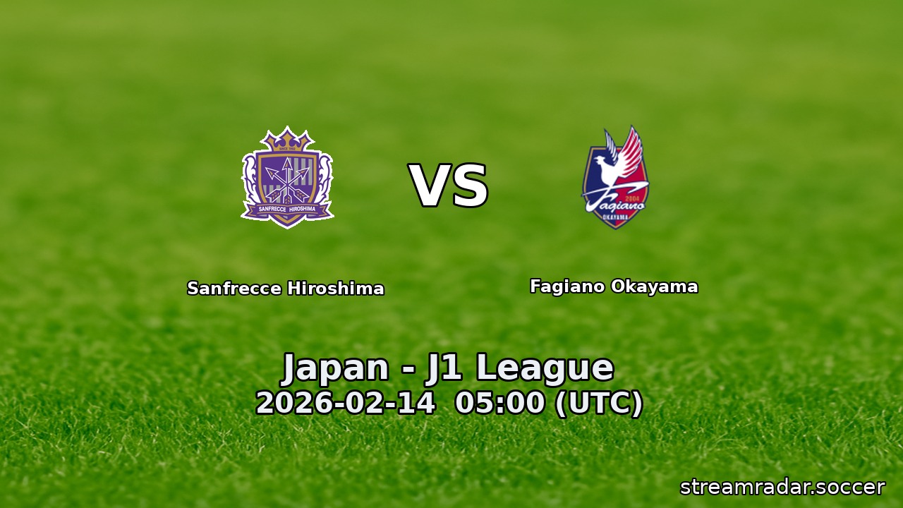 Sanfrecce Hiroshima vs Fagiano Okayama