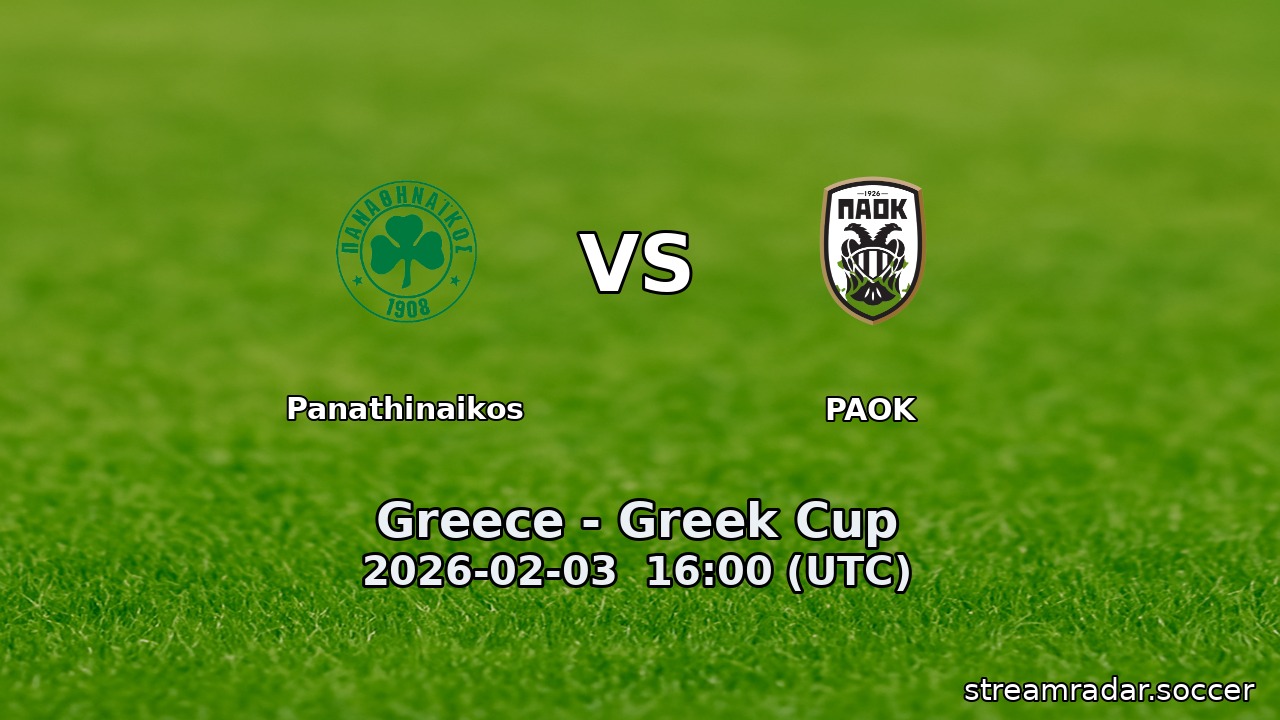 Panathinaikos vs PAOK