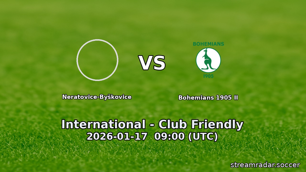 Neratovice-Byškovice vs Bohemians 1905 II