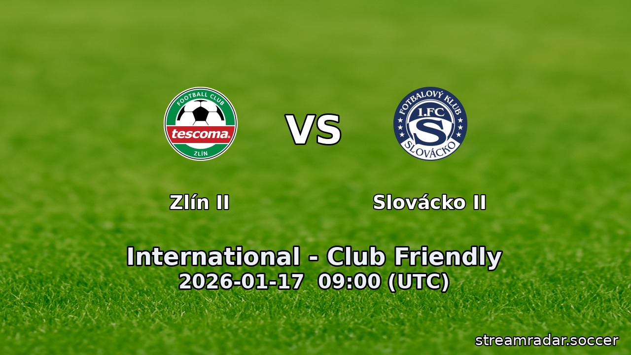 Zlín II vs Slovácko II