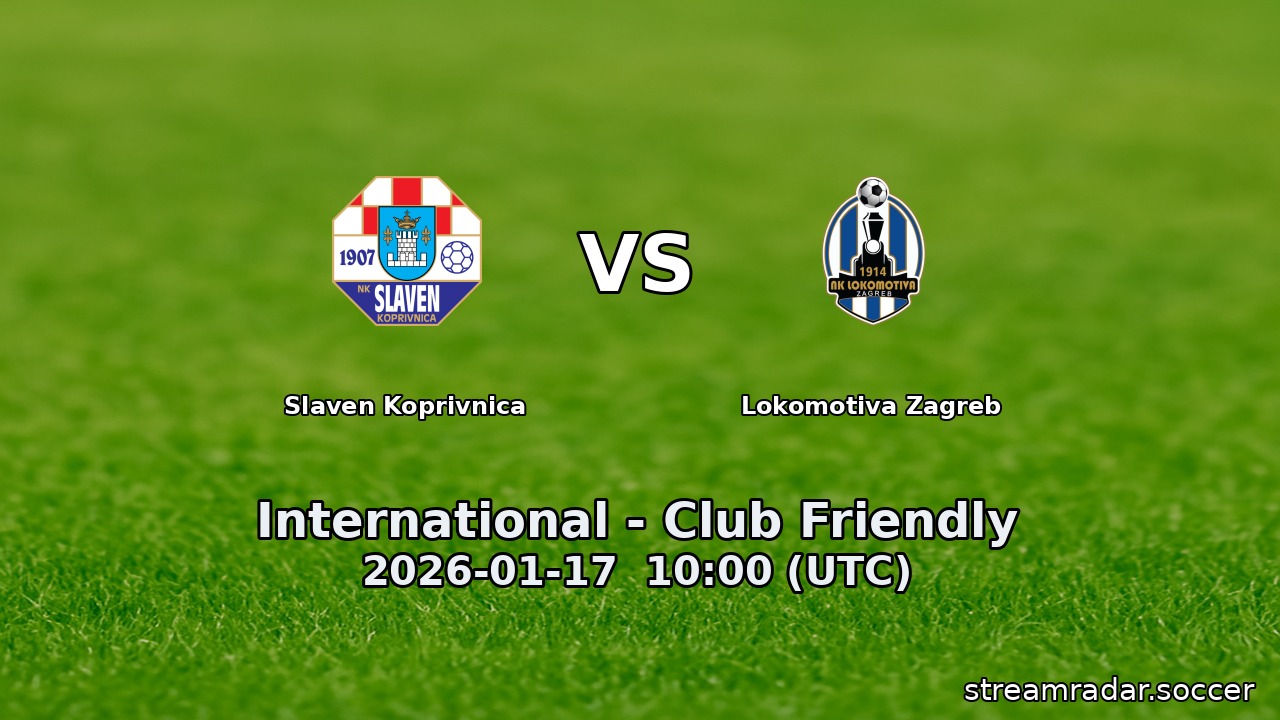 Slaven Koprivnica vs Lokomotiva Zagreb