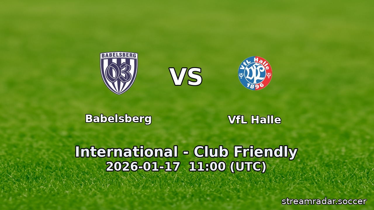Babelsberg vs VfL Halle