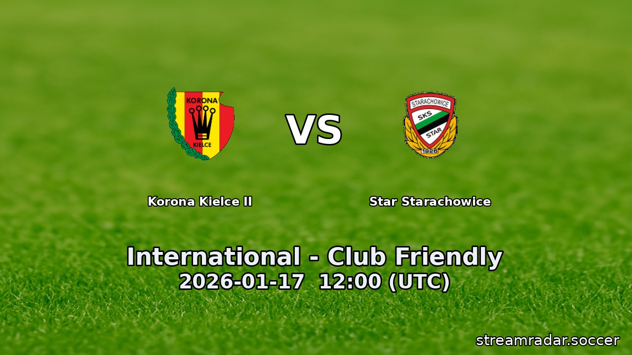 Korona Kielce II vs Star Starachowice
