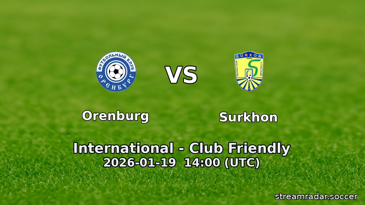 Orenburg vs Surkhon