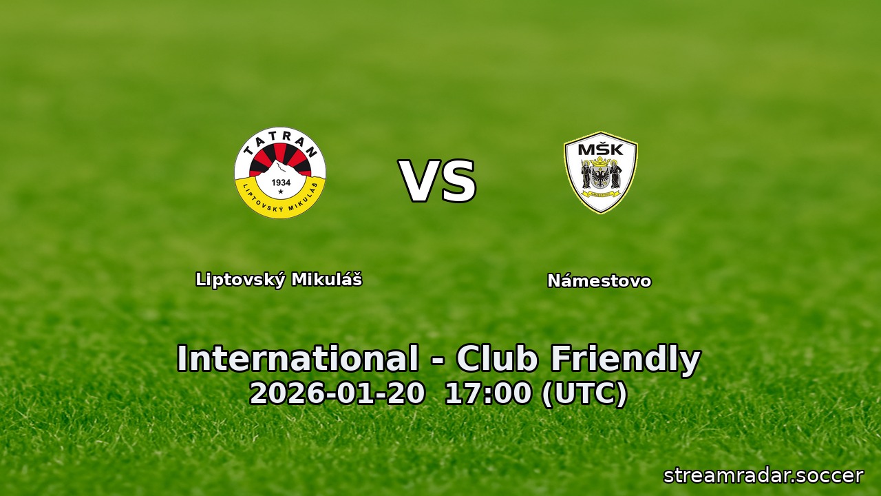 Liptovský Mikuláš vs Námestovo