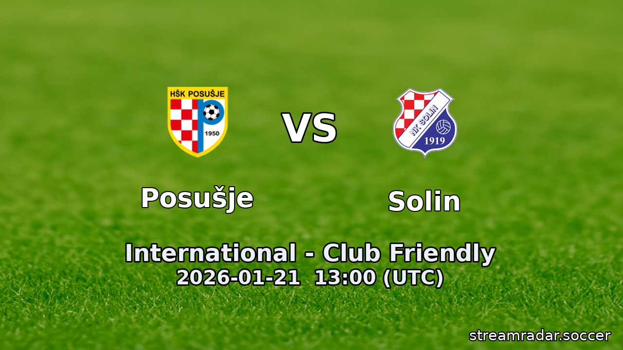 Posušje vs Solin
