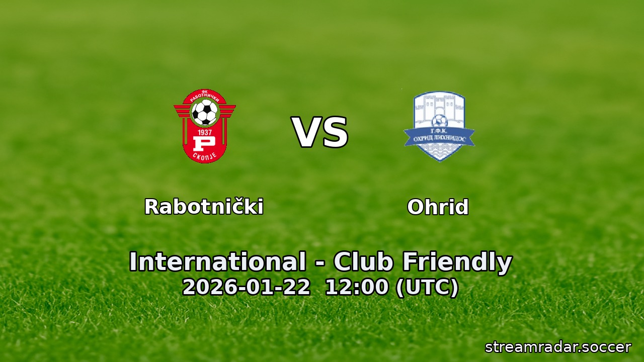 Rabotnički vs Ohrid