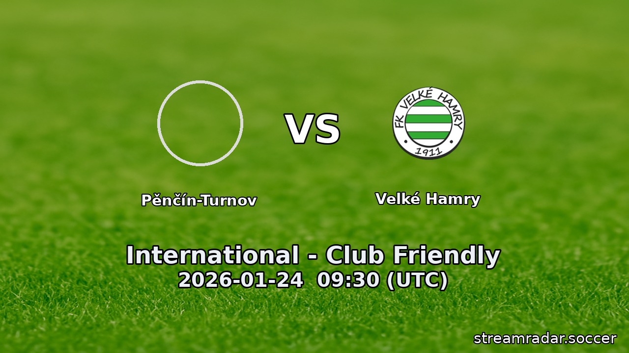 Pěnčín-Turnov vs Velké Hamry