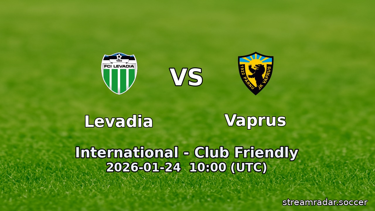 Levadia vs Vaprus
